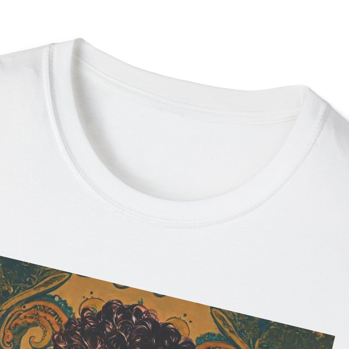 Portrait Art T-Shirt — Vintage Decorative Gentleman Illustration