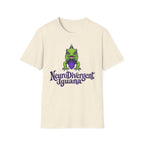NeuroDivergent Iguana T-Shirt — Green Lizard Graphic Tee