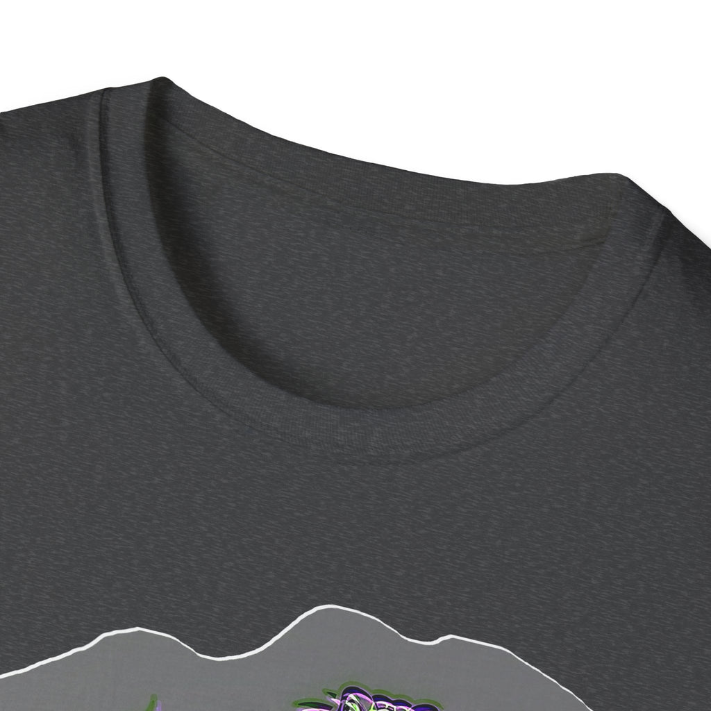 Neurodivergent Iguana Graphic T‑Shirt — Pride-Lit Earthtone Design