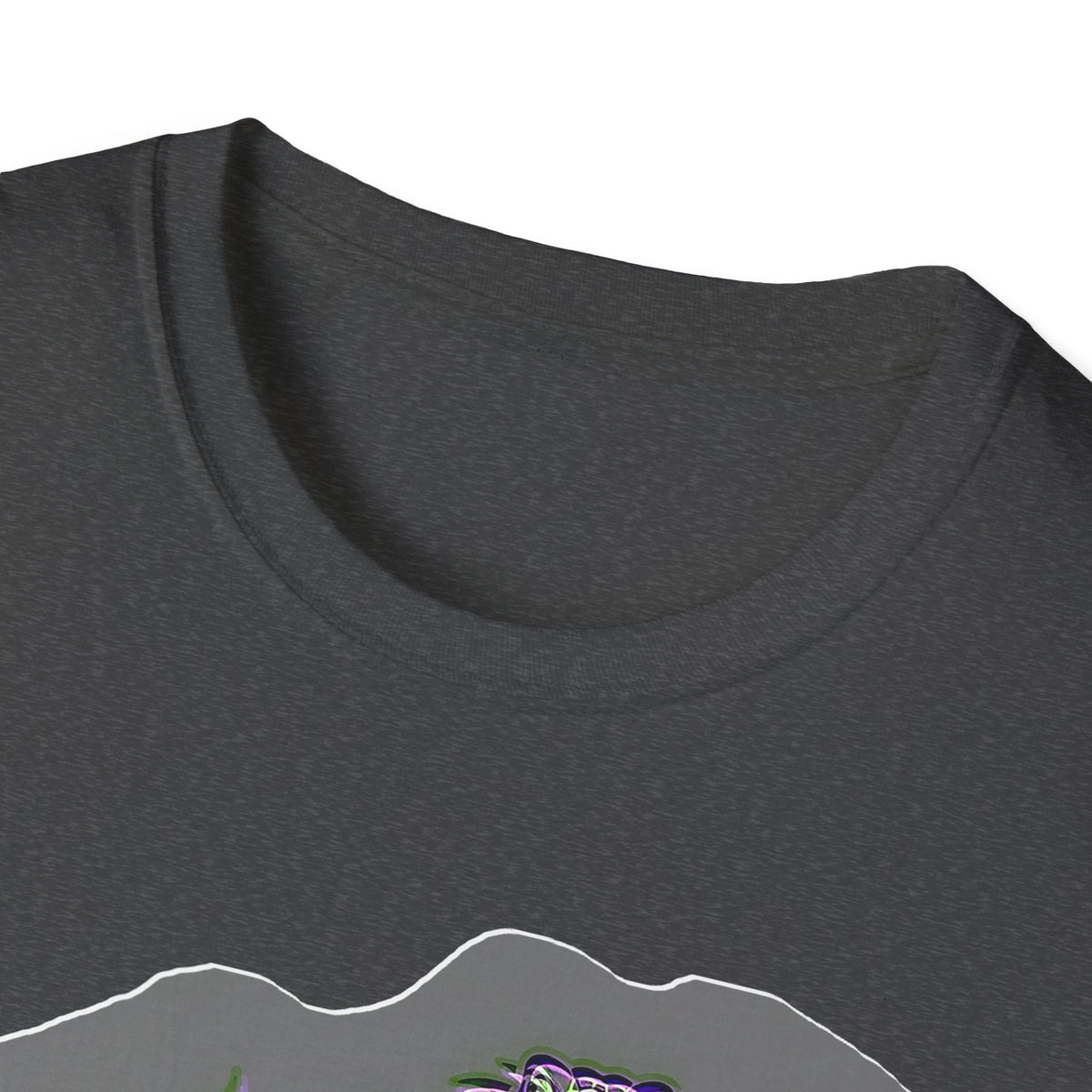 Neurodivergent Iguana Graphic T‑Shirt — Pride-Lit Earthtone Design