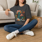 Mushroom Garden T-Shirt — Retro Psychedelic Fungi Illustration