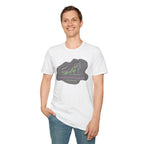Neurodivergent Iguana Graphic T‑Shirt — Pride-Lit Earthtone Design