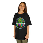 Kids T‑Shirt — "Neurodivergent Iguana" Colorful Pride Tee