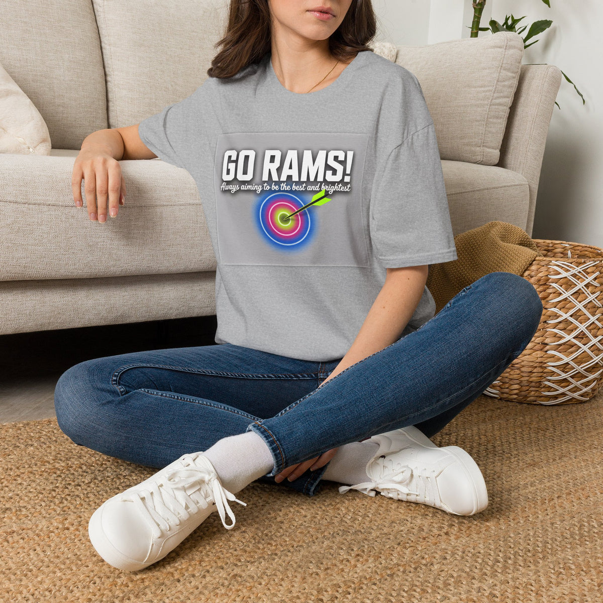Go Rams! Target Archery T-Shirt — School Spirit & Motivation Tee
