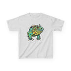 Kids Iguana T-Shirt — Colorful Tropical Reptile Tee for Boys & Girls