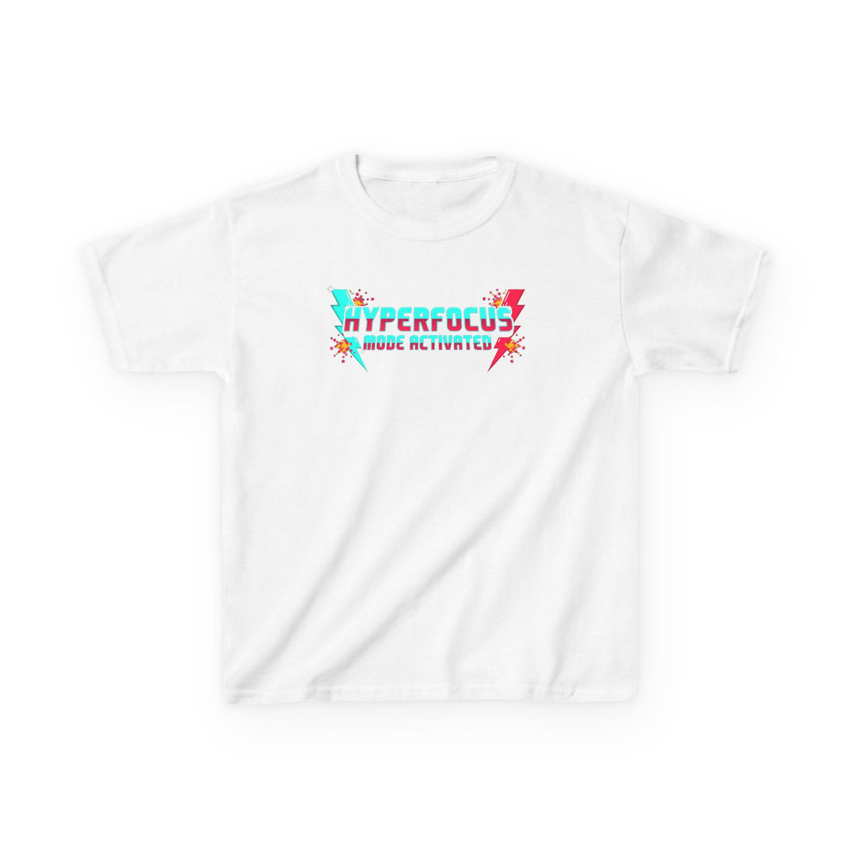 Kids Tee — "Hyperfocus Mode Activated" Retro Gaming Graphic