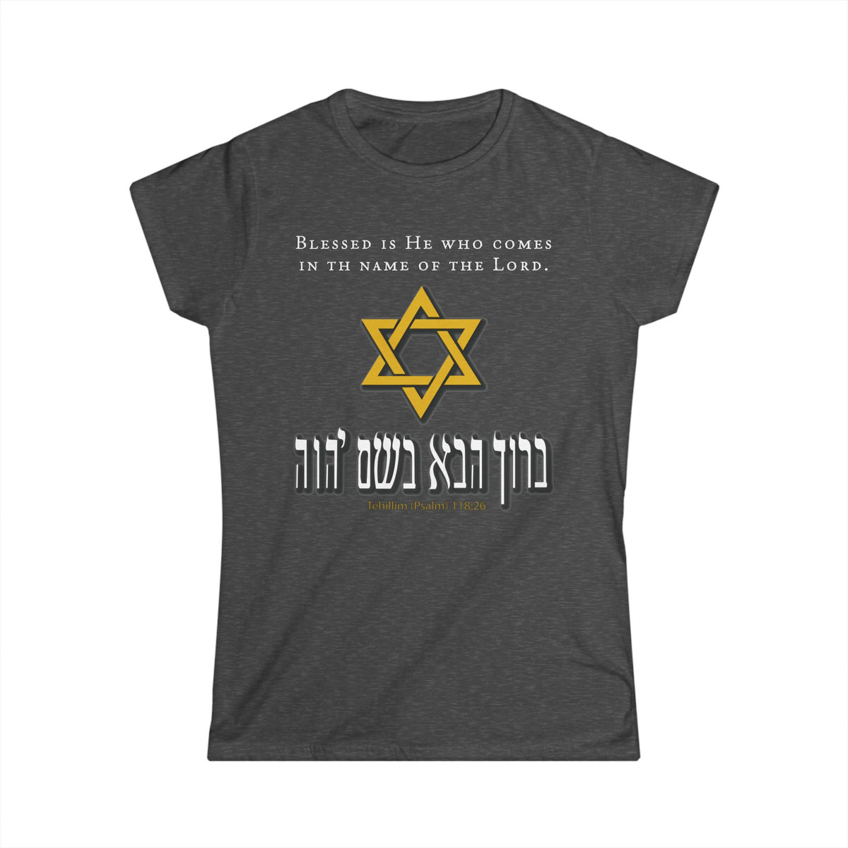 Women's Tee — Blank White Softstyle Crewneck