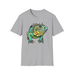 Iguana Graphic T-Shirt — Colorful Tropical Reptile Tee