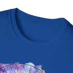 Sunrise Iguanas T-Shirt — Colorful Mountain Sunrise with Forest Trail