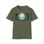 Beachscape T-Shirt — "The sea, an siren's song she calls to me" Scenic Coastal Tee