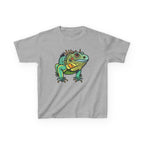 Kids Iguana T-Shirt — Colorful Tropical Reptile Tee for Boys & Girls