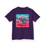 Kids Tee — "Neurodivergent and Happy" Colorful Art Brush Design