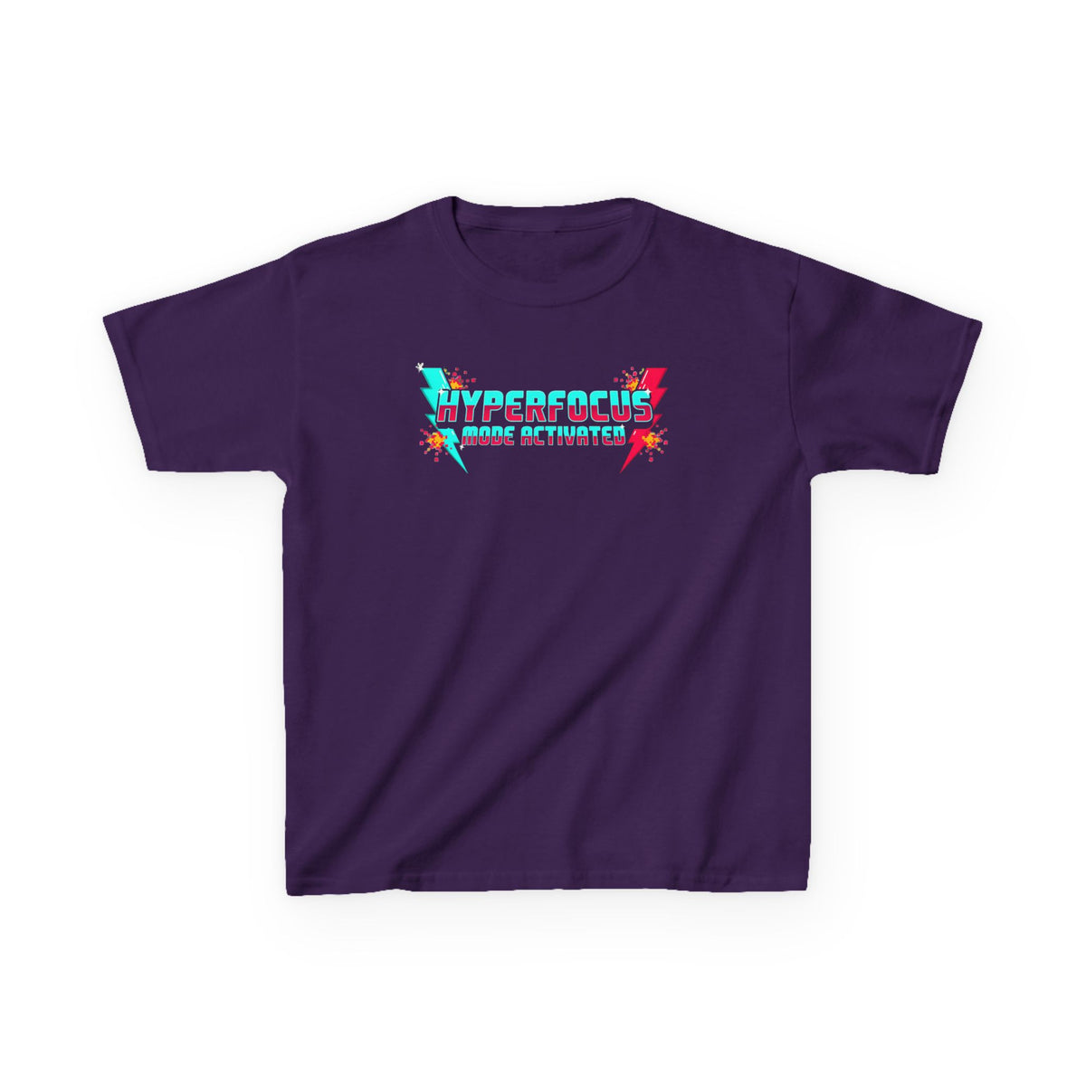 Kids Tee — "Hyperfocus Mode Activated" Retro Gaming Graphic