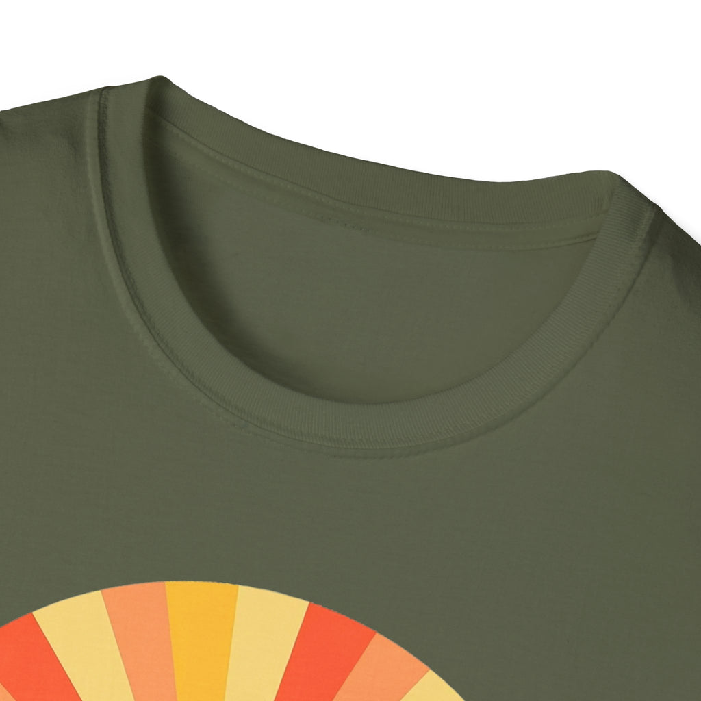 Sunrise Jungle T-Shirt — Tropical Iguana Sunset Graphic Tee