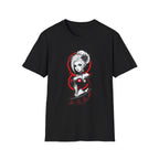 Vampy Gothic Girl Graphic Tee – Dark Anime Skull Design