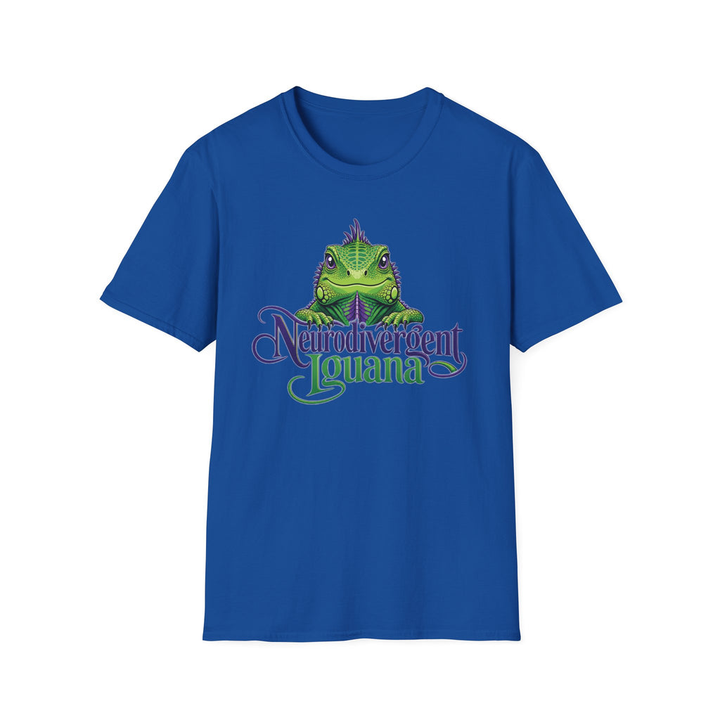 Neurodivergent Iguana T-Shirt — Cute Green Lizard Pride Tee
