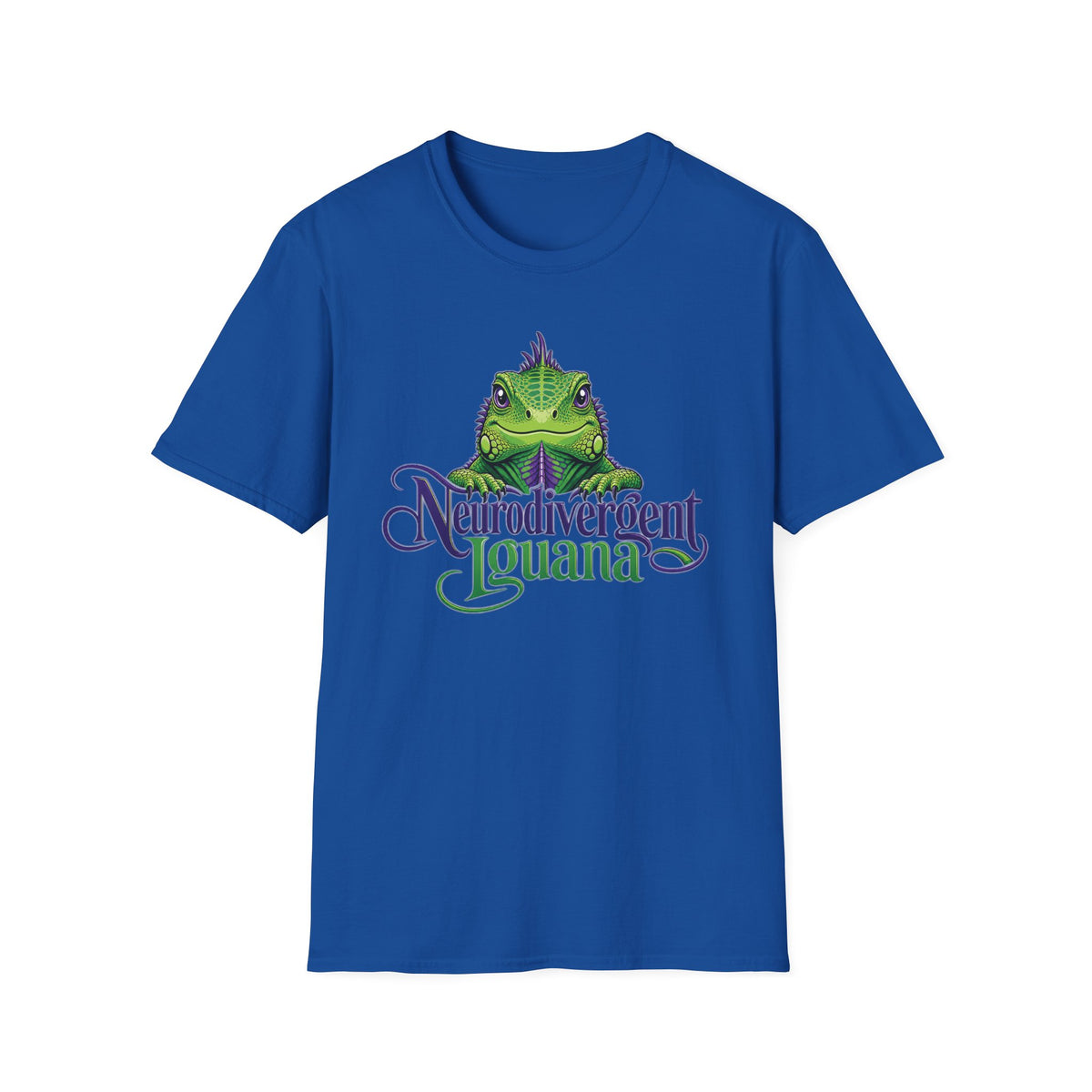 Neurodivergent Iguana T-Shirt — Cute Green Lizard Pride Tee