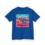 Kids Tee — "Neurodivergent and Happy" Colorful Art Brush Design