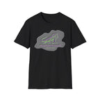 Neurodivergent Iguana Graphic T‑Shirt — Pride-Lit Earthtone Design