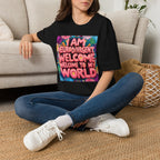 Neurodivergent Pride T-Shirt — “I Am Neurodivergent, Welcome to My World”
