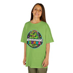 Kids T‑Shirt — "Neurodivergent Iguana" Colorful Pride Tee