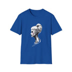 Women’s Portrait Tee — Artistic Side Profile Face Graphic T-Shirt