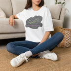 Neurodivergent Iguana Graphic T‑Shirt — Pride-Lit Earthtone Design