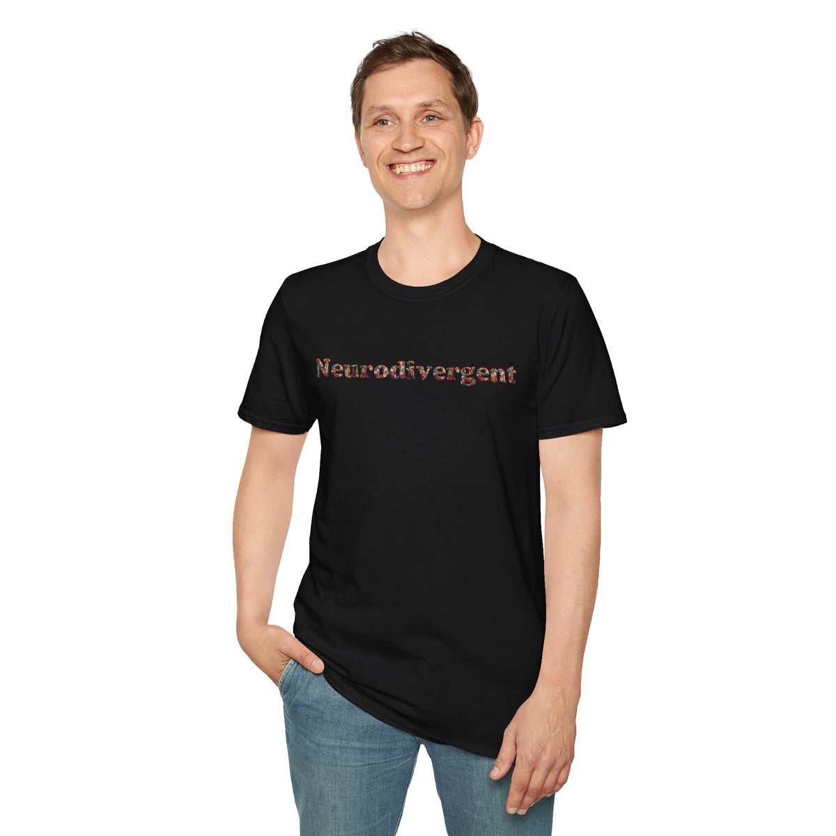 Neurodivergent Tee — Minimal Empowerment Statement T-Shirt