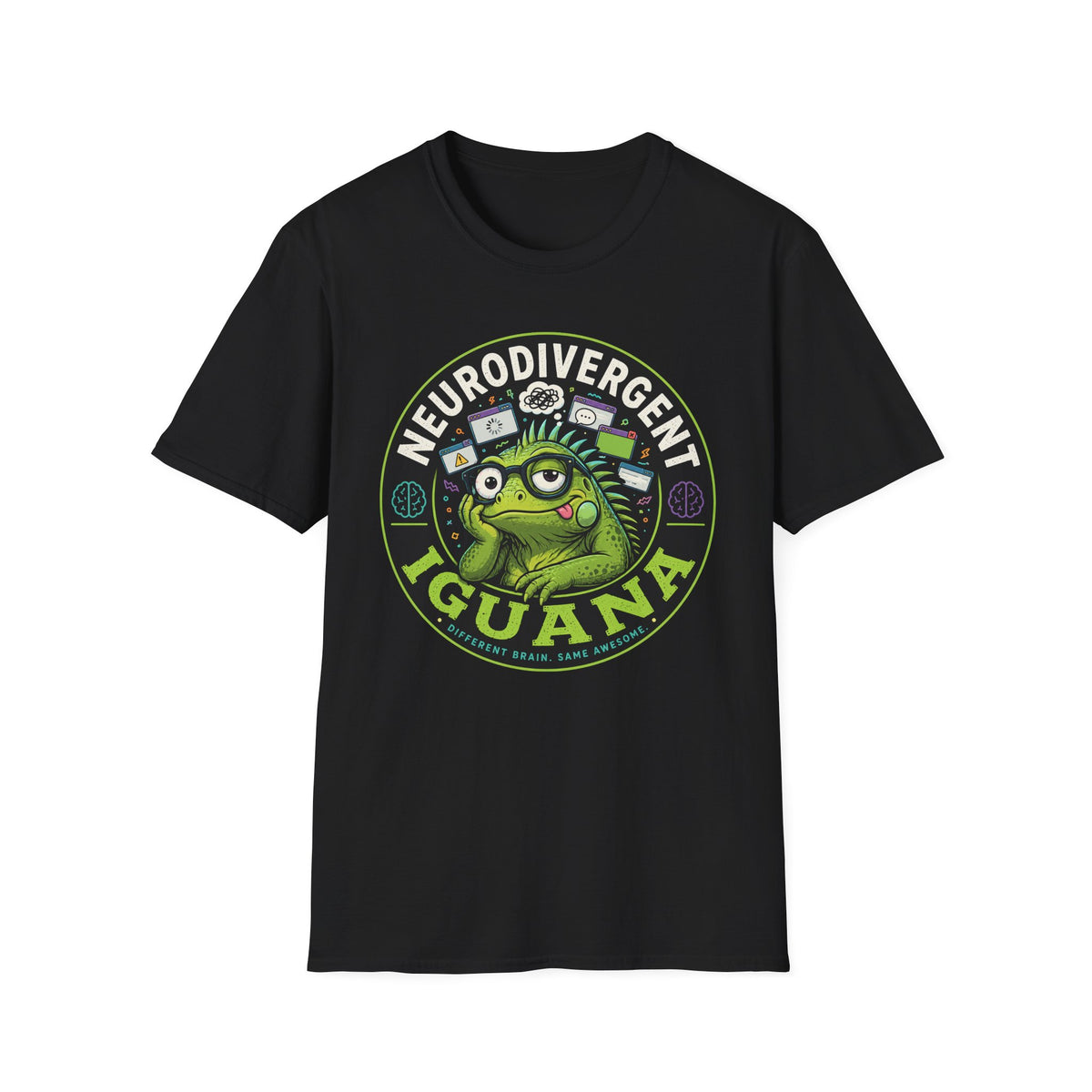 Neurodivergent Iguana T-Shirt