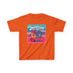Kids Tee — "Neurodivergent and Happy" Colorful Art Brush Design