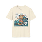 Capybara Surfing T-Shirt — Tropical Hawaiian Capybara Graphic Tee