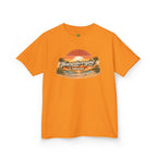 Kids T-Shirt — "Neurodivergent & Thriving" Retro Sunset Tee