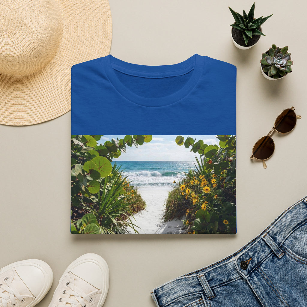 Sea Key Beach T-Shirt — Coastal Pathway Graphic Tee