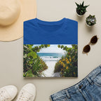 Sea Key Beach T-Shirt — Coastal Pathway Graphic Tee