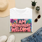 Neurodivergent Pride T-Shirt — “I Am Neurodivergent, Welcome to My World”