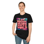 Neurodivergent Pride T-Shirt — “I Am Neurodivergent, Welcome to My World”