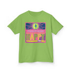 Neurodivergent and Happy Kids Tee — Bright Retro Pride Shirt