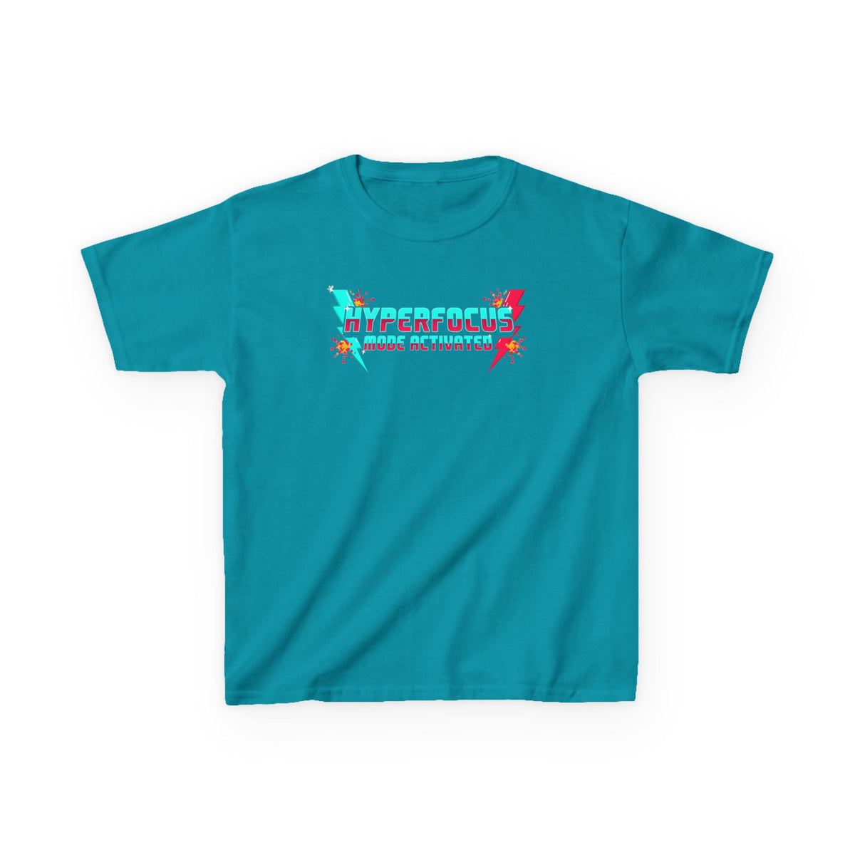 Kids Tee — "Hyperfocus Mode Activated" Retro Gaming Graphic