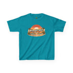 Kids T-Shirt — "Neurodivergent & Thriving" Retro Sunset Tee