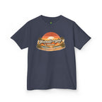 Kids T-Shirt — "Neurodivergent & Thriving" Retro Sunset Tee
