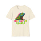 Neurodivergent Iguana T-Shirt — Colorful Pride Lizard Tee