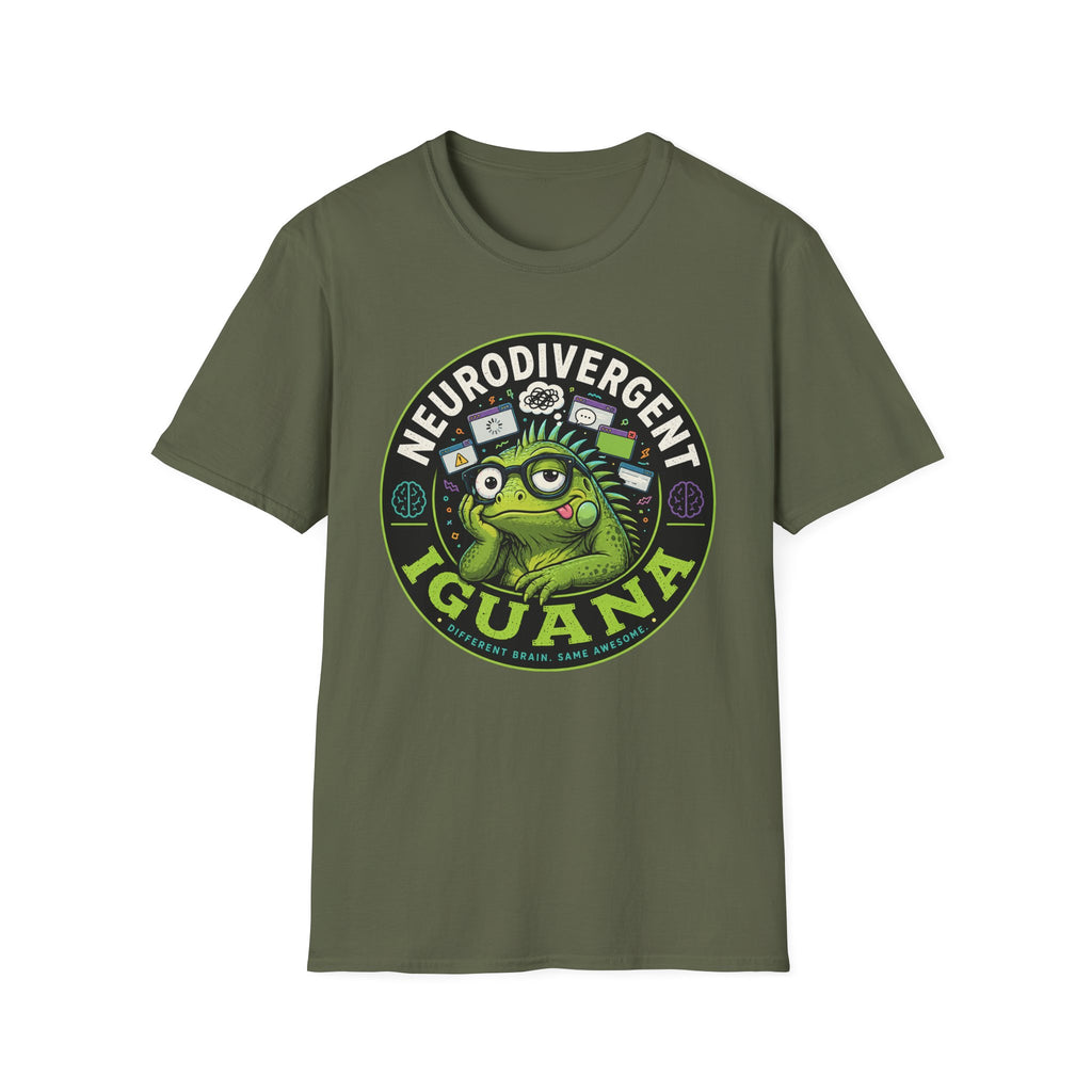 Neurodivergent Iguana T-Shirt