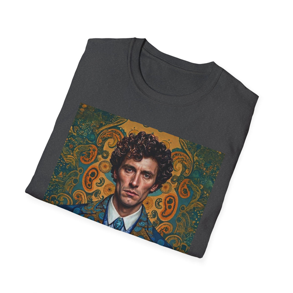 Portrait Art T-Shirt — Vintage Decorative Gentleman Illustration