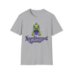NeuroDivergent Iguana T-Shirt — Green Lizard Graphic Tee