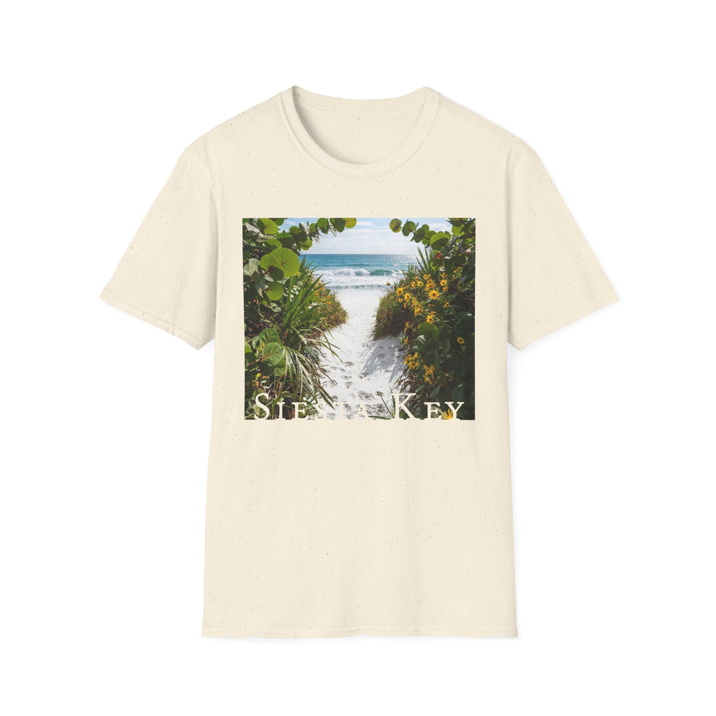 Sea Key Beach T-Shirt — Coastal Pathway Graphic Tee