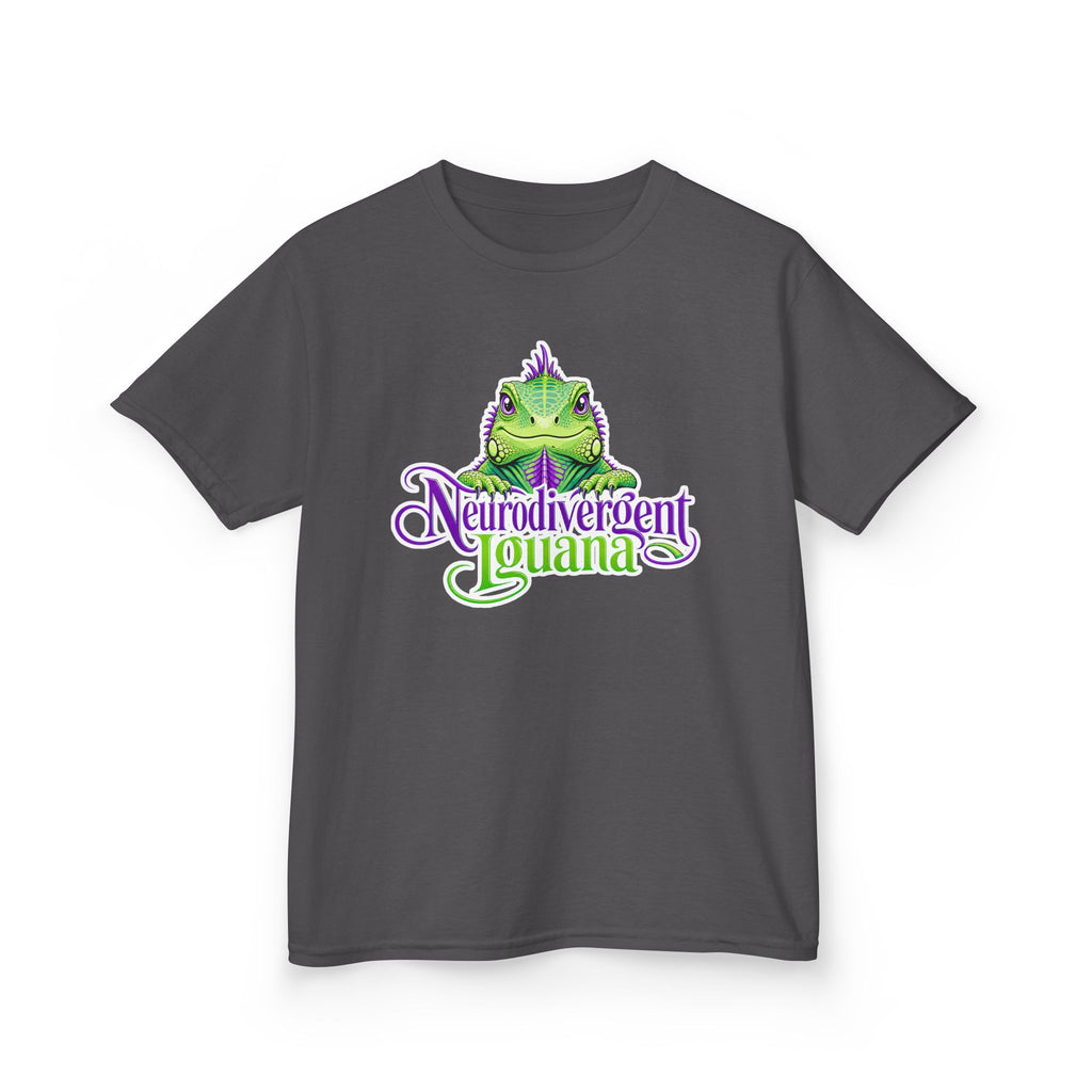 Kids T-Shirt — "Neurodivergent Iguana" Graphic Tee