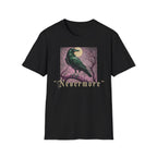 Raven Moon T‑Shirt — Gothic Crow Art Tee