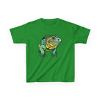 Kids Iguana T-Shirt — Colorful Tropical Reptile Tee for Boys & Girls