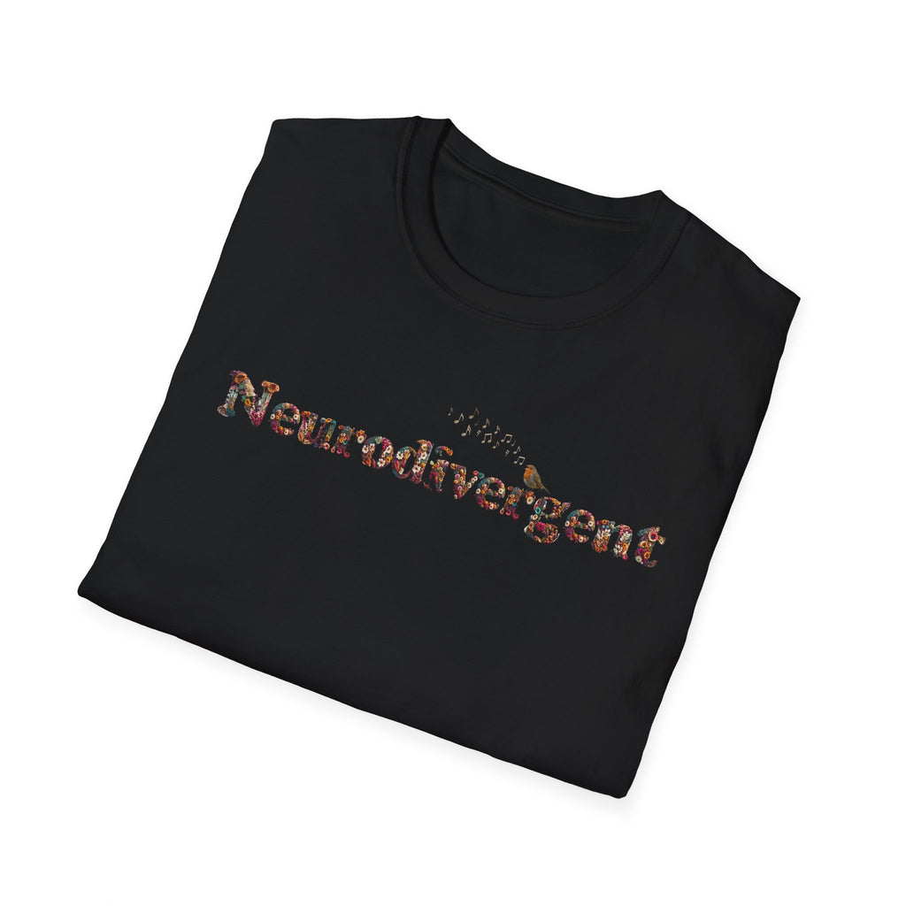 Neurodivergent Statement T-Shirt — Minimalist Pride Tee for Neurodiversity Awareness