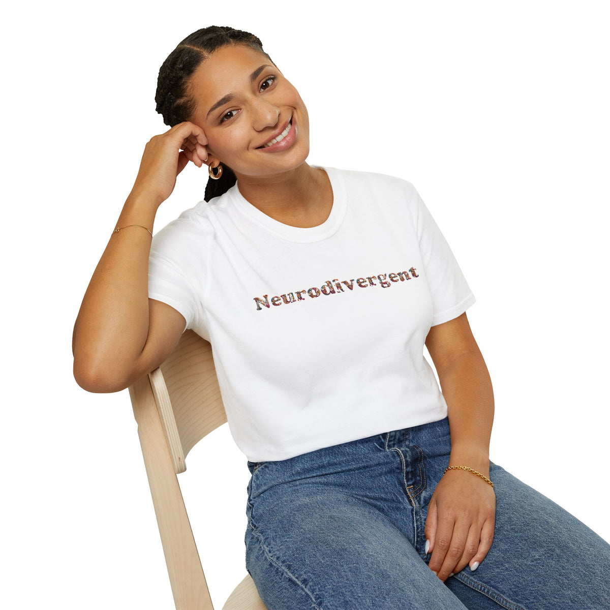Neurodivergent Tee — Minimal Empowerment Statement T-Shirt